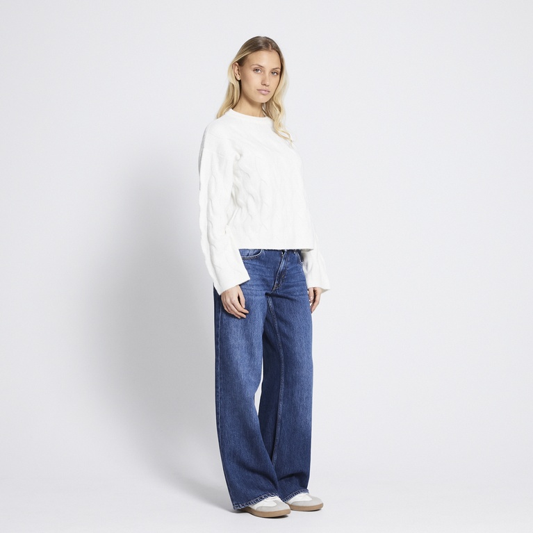 Cable-knit sweater "Alexia"
